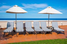 Stylish Outdoor Chaise from  Ledge Loungers to Upgrade Your Backyard Aesthetic